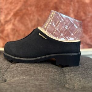 BearPaw Mules with Cream Lining